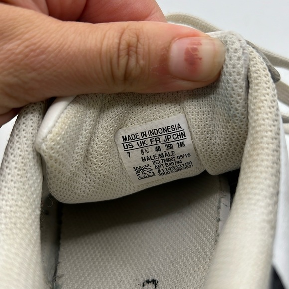 Adidas Superstar Athletic Active Shoe White Black Mens Size 7 - Picture 5 of 16